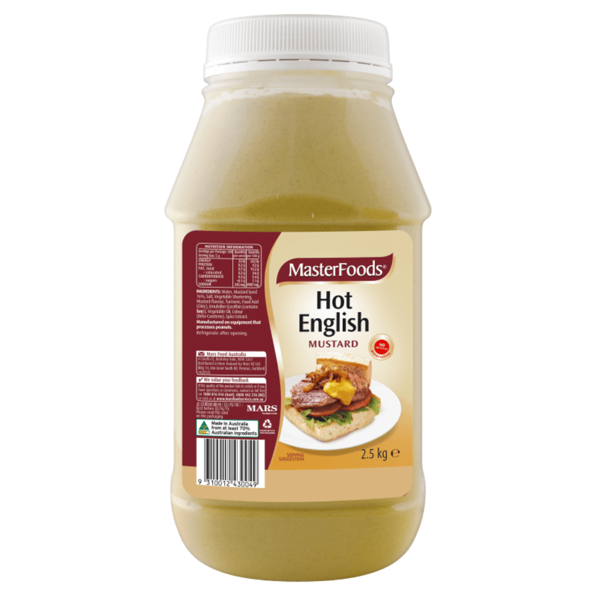 Picture of 2.5KG M/FOODS MUSTARD HOT ENGLISH