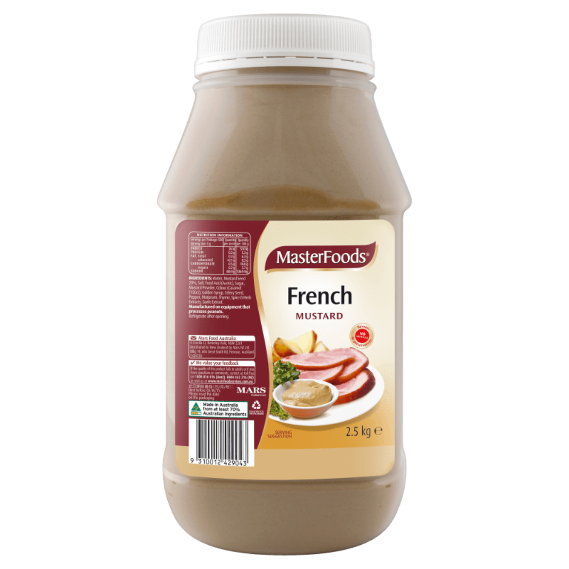 Picture of 2.5KG M/FOODS MUSTARD FRENCH