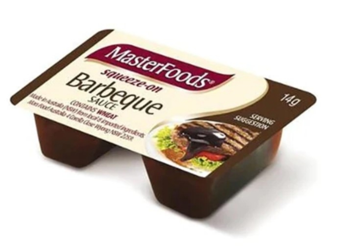 Picture of 100s x 14gm M/FOODS BBQ SAUCE PORTIONS