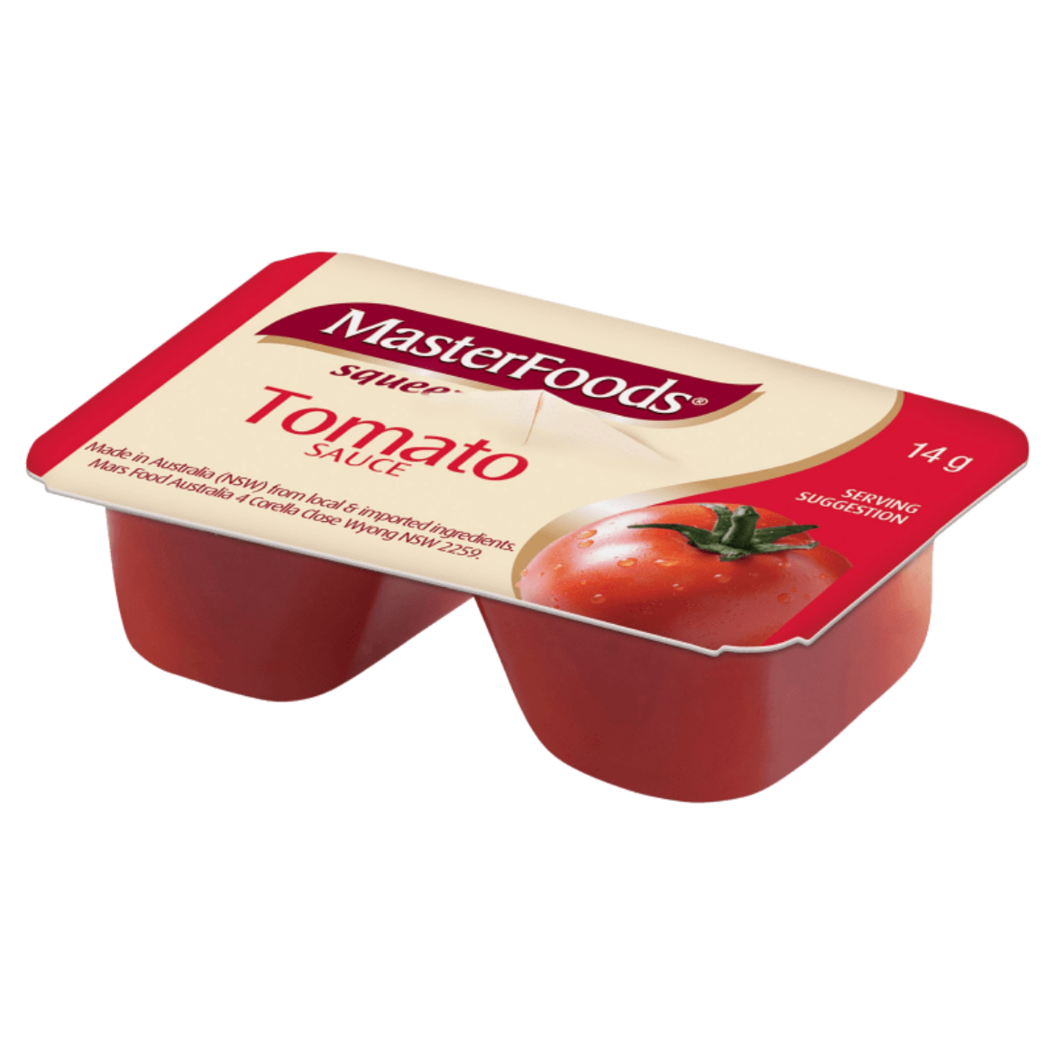 Picture of 300s X 14gm M/FOODS TOMATO SAUCE PORTIONS