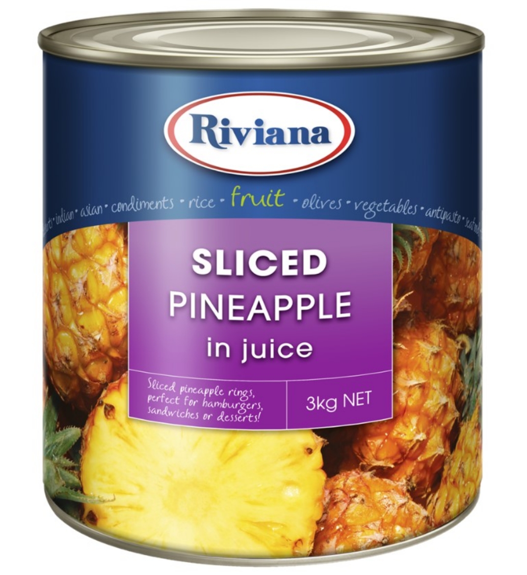 Picture of A10 RIVIANA PINEAPPLE SLICED