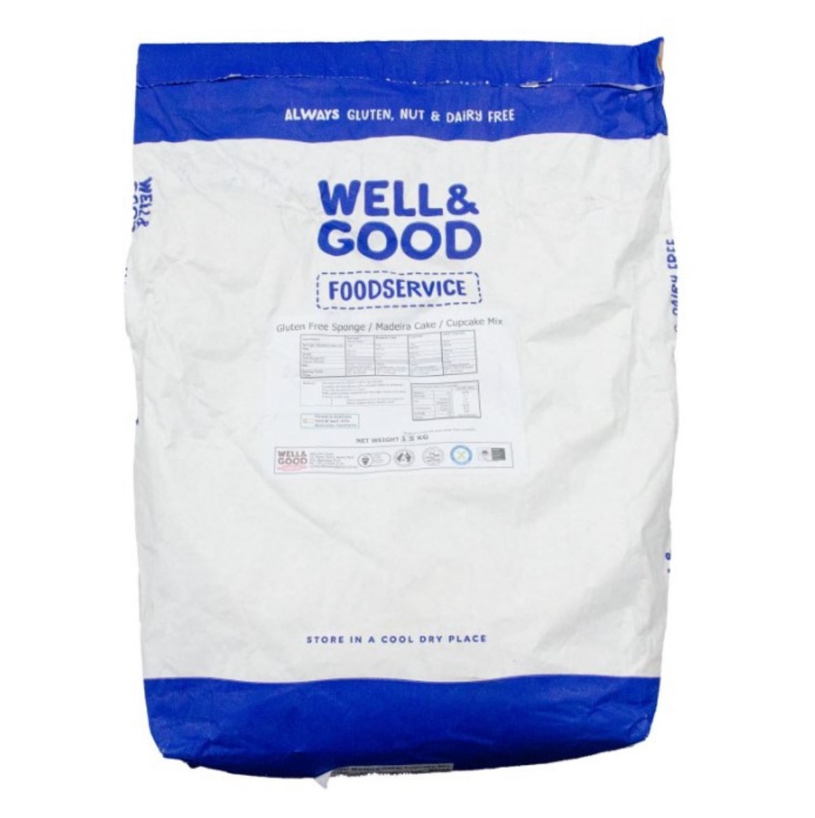 Picture of 15KG WELL & GOOD GLUTEN FREE PIE PUFF PASTRY MIX (H) (K)