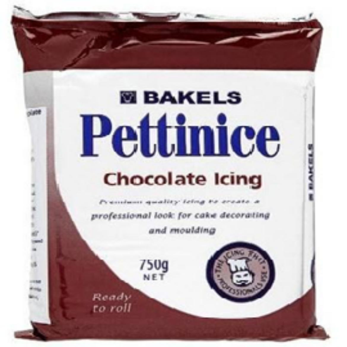 Picture of 750GM BAKELS CHOC PLASTIC ICING (K)