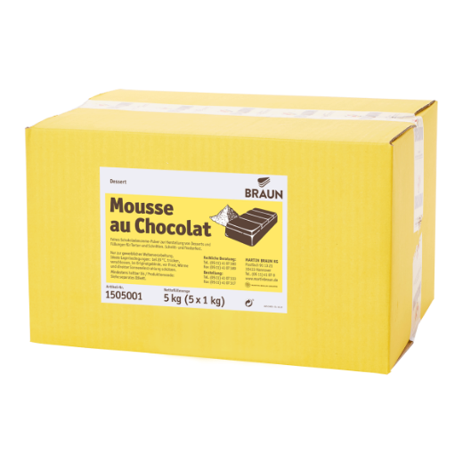 Picture of 1KG BRAUN CHOCOLATE MOUSSE (H)