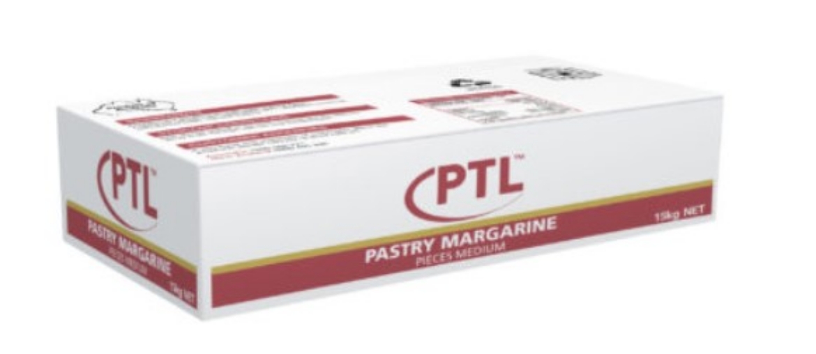 Picture of 15KG 154612 PTL PASTRY MARG MED 100g PIECES (RED BOX)