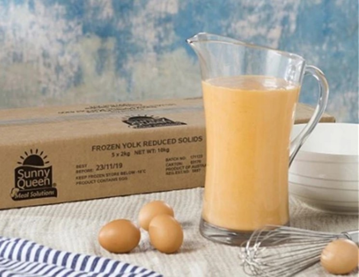 Picture of 5 x 2KG SUNNY QUEEN FROZEN EGG YOLK WITH 10% SUGAR (H) (K)