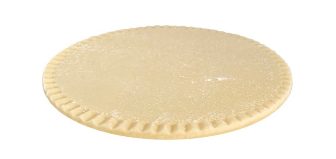 Picture of 60s UNBAKED SHORTCRUST PASTRY  *LIDS*  LARGE (19CM)
