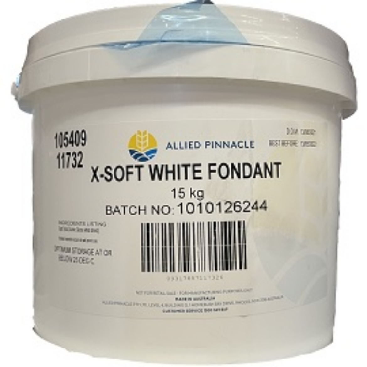 Picture of 15KG PINNACLE EXTRA SOFT FONDANT (WHITE) (H) (K)