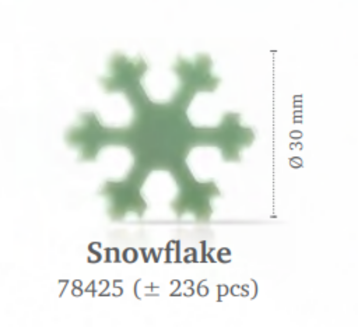 Picture of DOB #78425 236s SNOWFLAKES
