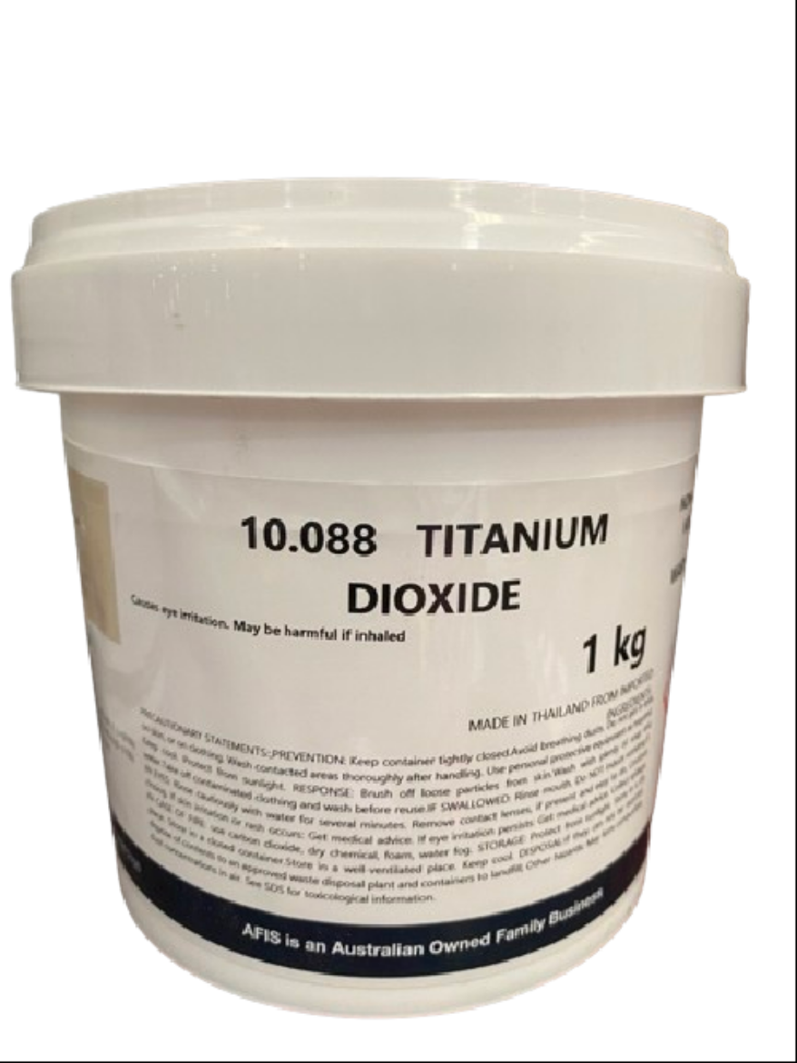 Picture of 1KG TITANIUM DIOXIDE (WHITE COLOUR POWDER) (s/ord) (H)